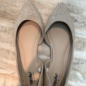 Gold studded Flats by Mossimo, 7.5